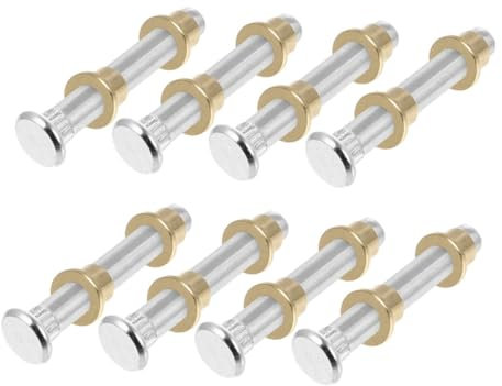 ABOOFAN 8pezzi Kit Di Riparazione Cerniera Porta Per Auto Perni e Boccole in Lega Di Alluminio Compatibili Con Veicoli Navara Kit Perno Cerniera Porta
