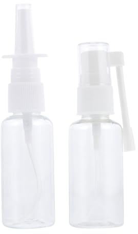 MUCKLILY Lot De 2 Flacons Rinçage Nasal Et Lavage Yeux Garçon Et Filles, Pulvérisateurs Portables 30 Ml, Matériaux Lavables, Outils Pratiques De Nettoyage Des Cavités Nasales, Usage Hygiène Bébé