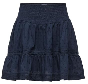 Only ONLKatti - Mini Gonna Estiva da Donna con Pantaloncini integrati, Cielo Notturno, M