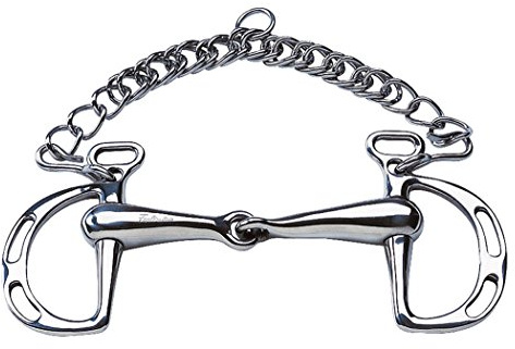 Amesbichler Reitsport Springkandare gebrochen Edelstahl