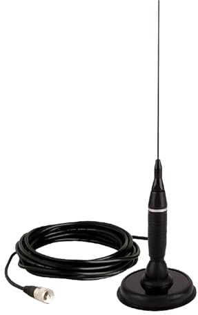 Cobra HGA 1500 Hga1500 36 Inch Magnetic Mount CB Antenna Heavy Duty Magnet, for use In Cars, SUVs Recreational Vehicles 300 Watt Power Handling Capability