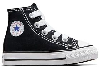 Converse Chuck Taylor Inft C/T Allstar Hi Zapatillas de Estar por casa, Bebé-niños, Negro (Black 001), 19 EU (3 Infantil UK)