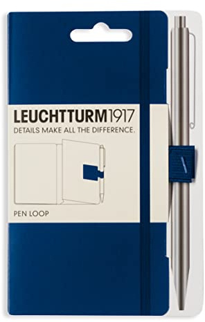 LEUCHTTURM1917 342939 Pen Loop (Stiftschlaufe), selbstklebend, Marine