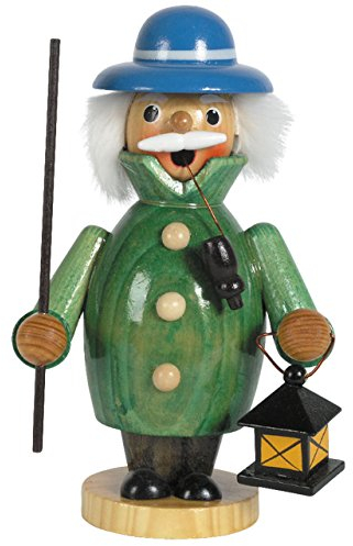 OBC Räuchermännchen Nachtwächter, H: 18 cm, handbemalt im Kunsthandwerks-Stil