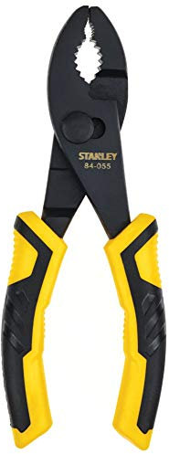 Stanley 84-055 6 Bi-Material Handle Drop-Forged Steel Slip Joint Plier (3 Pack)