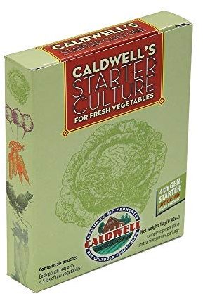 Caldwell's Starter Culture for Vegetables (4th gen vegan) by Caldwell Bio Fermentation