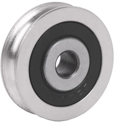 CNBTR Lagerstahl U-förmige Lagerrolle 6 x 30 x 8 mm für Möbel-Hardware-Zubehör, Belastung 355 kg