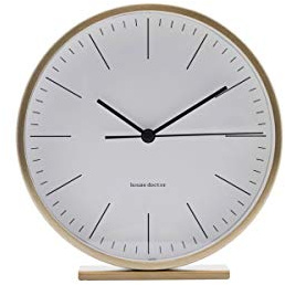 House Doctor Wecker, Bambusfaser, Korn-Fasern, Holzfaser, Harz, Farbstoff, PU-Beschichtung, Gold, 9.2