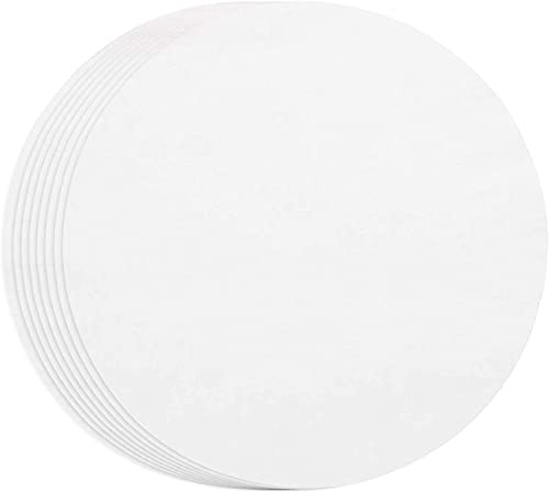 Voarge 500 Stück Wachspapier 11 cm Durchmesser, Burgerpapier Backpapier Patty Paper für Perfekte Burger, Hamburger, Cheeseburger, Frikadellen, Patties, Presse, Grill, Antihaftbeschichtet, Fettdicht