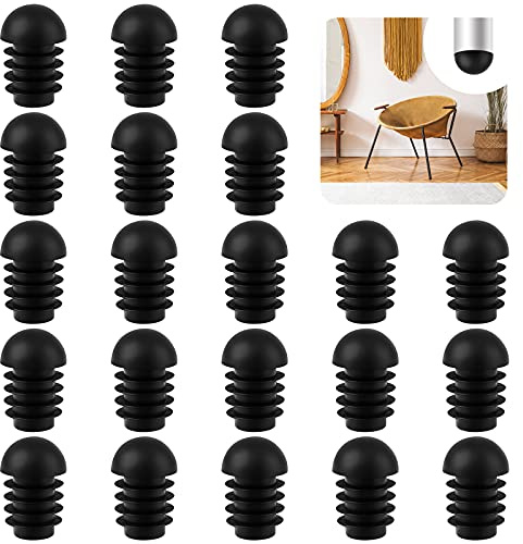 50 Stück Stuhlbeinschoner, Stuhlbeinschoner, 19 mm, Stuhlbeinabdeckung, Stöpsel für Stuhlbeine, rund, zum Schutz von Möbeln