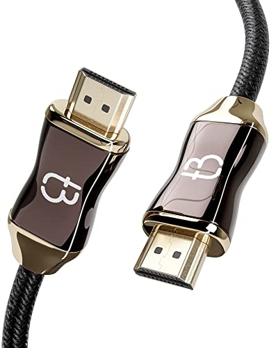 tradebit - HDMI 2.1 Kabel 8K I 48Gbps Highspeed I 8K@60Hz I 4K@120Hz I DTS:X I HDCP 2.2 & 2.3 I HDR 10 I eARC I Kompatibel mit Konsole PS5 XsX PC Gaming Laptop