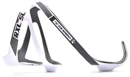 Fahrrad Flaschenhalter Carbon-Flaschenkäfig MTB/Rennrad Wasserflasche Käfige Fahrradflasche Halter Ultraleichte Radsport Flaschenhalter/Käfig Fahrrad GeträNkehalter (Color : RXL White)