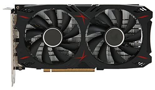 KIMISS 1060 6GB Scheda Grafica, 1060 GDDR5 192 Bit Supporto 3 192Bit PCI Express 3.0 X 16 PC Gaming Video GPU 4K Per Dual Fan di Raffreddamento Porte DVI HD Multimedia