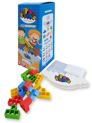 BP JUGUETES Puzzle Blocs de Tetris, Jeux empilables pour Enfants, Jouet de mobilité et d'équilibre, Jeu éducatif Montessori, Cadeau d'anniversaire pour Enfants 5 6 7 8 9 10 11 Ans