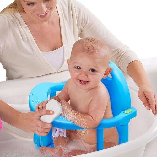 Baby-Badewannensitz, Baby-Badewannensitz, drehbarer Badewannensitz, 32 x 28 x 32 cm, faltbarer Baby-Badewannensitz, Badesitz mit Saugnäpfen, Baby-Badewannensitz für 6-18 Monate, Kleinkinder, Mädchen
