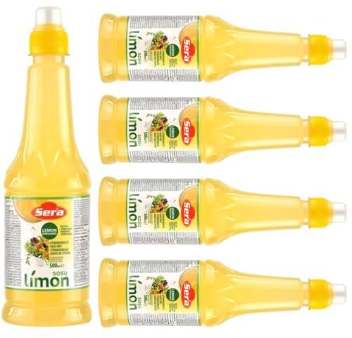 Con Pufai Grocery, Sera Limón Limón Zumo de Frutas Jugo de Limón 250 mililitros x 5 unidades
