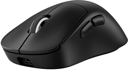 Logitech G PRO X Superlight 2 DEX Lightspeed Wireless Gaming Mouse, 60g pro-Grade Lightweight Mouse with 5 programmable Buttons, USB-C Charging, 32k DPI Sensor for PC/Mac, Black