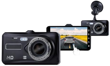 Alivio Dash Cam Front and Rear Camera 1080P, Full HD Dual Dash In Car Camera Dashcam - 170° Wide Angle Lens HDR with 4.0 Display, Night Vision Motion Detection, G-sensor & Parking Monitor