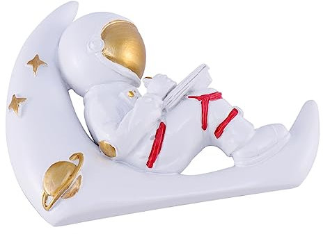 OSALADI Astronaut Resin Wall Sticker Creative Astronaut Shape Household Socket Protective Cover for Decoration Space Accessories