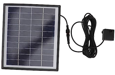 UKCOCO 5w Solarbrunnenpumpe Schwimmend Für Gartenteich Springbrunnen Wasserfälle Solarbetrieben Ohne Strom Für Vogelbad Gartenwasserpumpe h