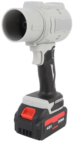 Soffiatore per foglie senza fili, 130000 giri/min. Spolveratore ad aria compressa con caricabatteria 2 batterie 21,8 Ah, bomboletta di aria compressa Turbo Fan per (Spina