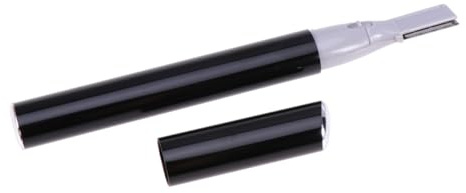 WRITWAA Kosmetischer Augenbrauentrimmer Augenbrauenrasierer Elektrisch Für Damen Herren Batterie Aluminium Abs Material