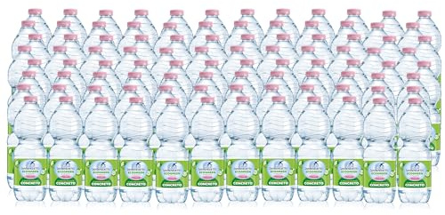 Acqua Minerale San Benedetto Ecogreen, 96 Bottiglie da 0,5L, Acqua Oligominerale Naturale, Dissetante e Pura, Fonte Benedicta