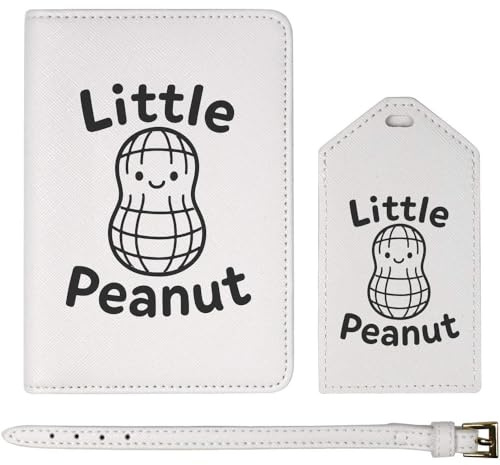 Azeeda 'Kleine Erdnuss' Passhülle & Gepäckanhänger (PA00036908)