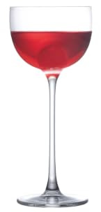 NUDE Savage Pony Glasses Set of 2 – 4.5 oz Premium Lead-Free Crystal Nick and Nora Cocktail Glasses – Elegant Coupe Style for Martini, Margarita, Espresso Martini Pony Drinks