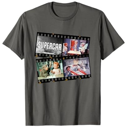 Supercar Mike Mercury Dr Beaker & Jimmy Gibson Film Roll T-Shirt