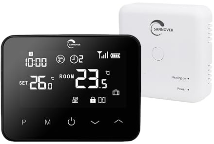 Thermostat d'Ambiance Connecté sans Fil Teplora Sannover