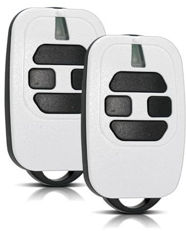 2PCS 433,92 MHz Telecommande Portail DEA, Compatibles GTI2, GTI4, GT2/4, Mio TR2/4, TR2N, TR4N, 4 Canaux, télécommande pour portail et porte de garage avec portée jusqu’à 150 m