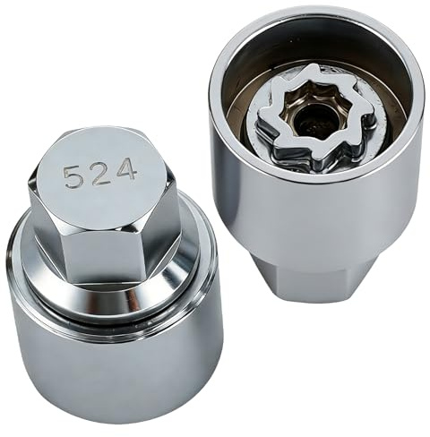Icetop Locking Wheel Nut Key 524, Anti Theft Car Locking Wheel Nut Key | Replacement Anti-Theft Removal Tool for Security Master Wheel Bolts
