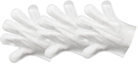 RASTKY de Limpieza Desechables de Microfibra para Uso Doméstico, Guante de Plumero de Doble Uso Seco y Húmedo, 10 Unidades por Bolsa