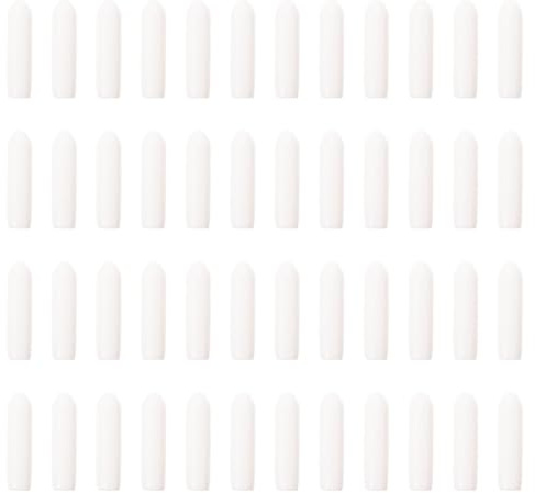 Toyvian Lot de 300 Embouts en Plastique Blanc pour Protection de Cintres, Coins Arrondis et Rangement Pratique pour Fils Métalliques de 3mm