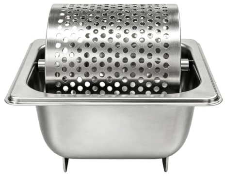 Smörroller Rostfritt stål, droppsäker och diskmaskinssäker | Smörhjul för och brödbakning För bullar, hamburgare, bröd, utomhusgrillning, BBQ-grill,