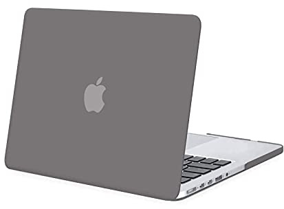 MOSISO Funda Dura Compatible con Pro 13 Pulgadas 2015 2014 2013 2012 A1502 | A1425 Versión Antigua con Pantalla Retina, Carcasa Protectora de Plástico Cubierta,Gris