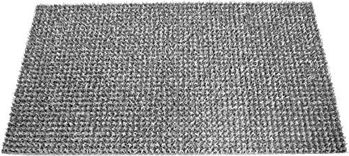 AstroTurf 10187315FG 40 x 70 cm Classic High Performance Outdoor Scraper Doormat - Silver Grey