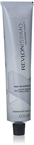 REVLON PROFESSIONAL Revlonissimo Colorsmetique High Cover Anti-Age Permanent Hair Color 6, mörkblond, 60 ml (1-pack), 60