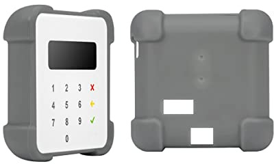 MOBILIS Funda de Protección para SumUp Air con Esquinas Reforzadas | Carcasa compatible con el Lector de Tarjetas Portátil SumUp Air - Protección contra Golpes e Impactos - Gris Oscuro