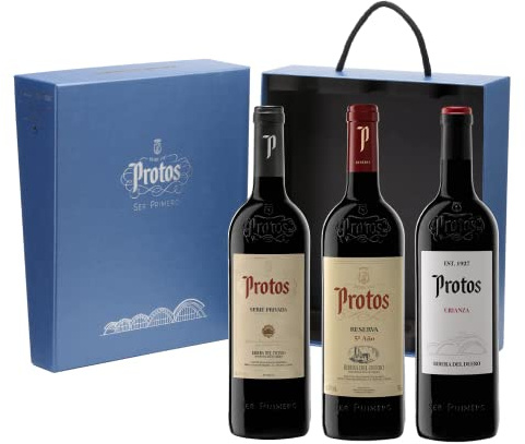 Estuche Selección Ribera del Duero, Serie Privada, Reserva, Crianza | Pack 3 botellas 750 ml