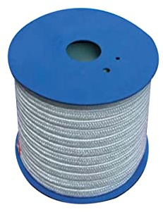 Jonoisax Keramikfaser-Verpackung – Anti-Temperatur-Holzofen-Heizungs-Türdichtung, 30 x 30 mm geflochtener Heißsiegelstreifen, feuerfeste Füllung,3 M
