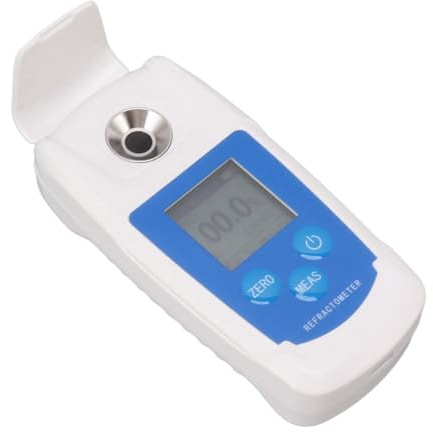 Universelles Digitales Brix-Refraktometer, 0–55% Hochpräziser Automatischer Kalibrierungs-Brix-Tester, 10–100 ℃ Testbereich Urinzuckerspiegelmessgerät für das Tägliche Leben