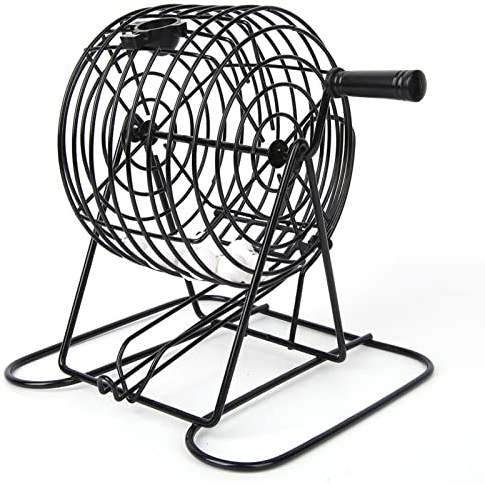 PenRux Deluxe-Bing o-Set, Professionelles Bing o-Spielset mit Bing o-Käfig, 75 Bing o-Kugeln, 150 Bunten Chips und Bing o-Brett, Ideal für Partys mit Großen Gruppen,Party-Lotteriemaschine