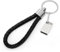 LEIZHAN Clé USB 3.0, Mini clé USB, Clé USB pour Voiture, Clé USB avec Porte-clés pour PC, Ordinateur Portable - 16 Go,Argent