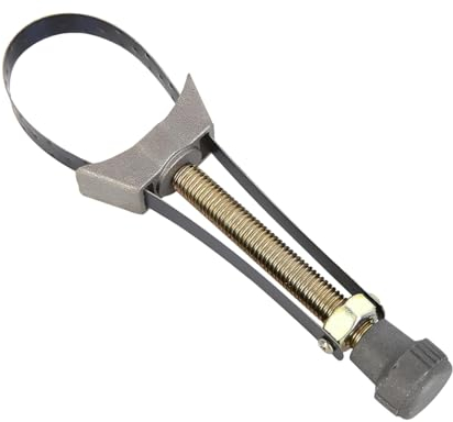 JNNJ Ölfilter-Bandschlüssel, Federbandstahl, Verstellbar, Für Auto, LKW