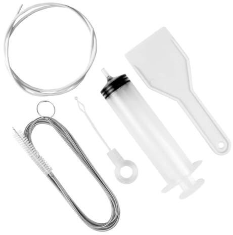 Feaolala 5 Teiliges Reinigungsbürsten-Set für Abflusslöcher im Kühlschrank, Reinigungsset für blockiertes Eiswachstum (5 STK)