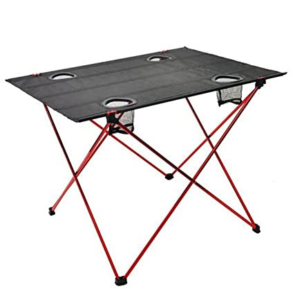 KGDJBGSE Campingtisch Alle Aluminiumlegierungs-Klapptische und Stühle Outdoor-Picknicktisch-Set Ultraleichter, lässiger Grill-Campingtisch Tragbarer Faltbarer und Leichter Campingtisch