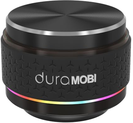 Matybobe Haut-parleur sans fil à conduction osseuse, haut-parleurs portables sans fil BT intelligents avec lumières LED stéréo, haut-parleur portable créatif, mini lecteur de musique, étanche IP54,