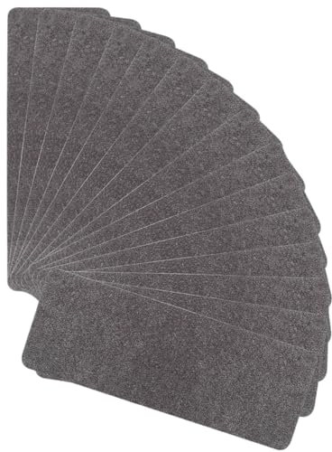 SynapSYA 15 Teile/Satz Treppenstufen Rechteck rutschfeste Teppiche Bodenmatte Selbstklebende Abdeckung Schritt Treppe Sicherheitspolster Matte Selbstklebender Treppenschutz(Dark Grey)